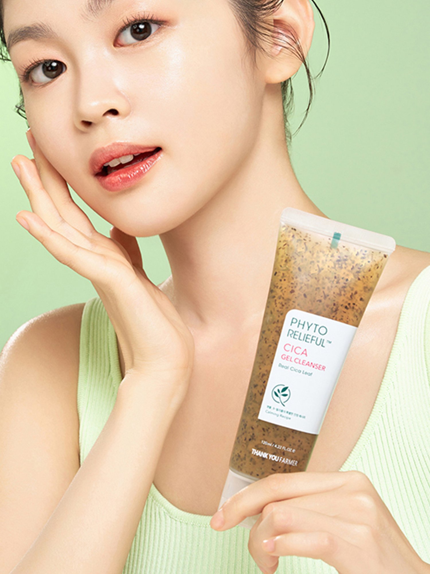 Thank You Farmer Phyto Relieful Cica Gel Cleanser - 120 ml