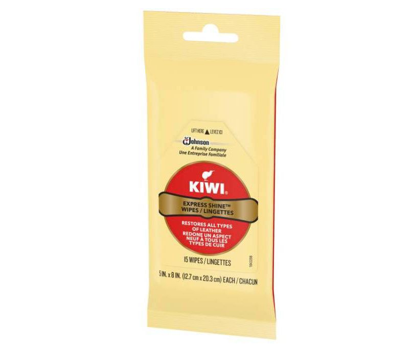 KIWI Express Clean and Shine Wipes 15ct