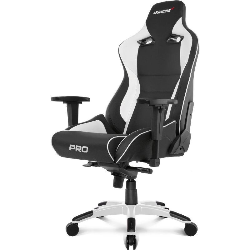 AKRacing Masters Series Pro Luxury XL Gaming Chair, White (AK-PRO-WT)