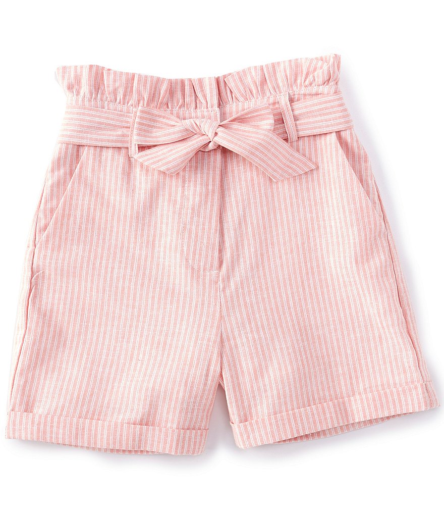 Angie Big Girls 7-14 Smocked Tie-Dye Shorts
