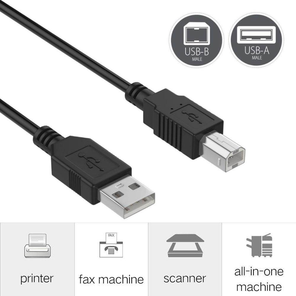 ABLEGRID 6ft/1.8m USB Data Cord Cable Lead For Crosley USB TurnTable Turn Table ReCord Player