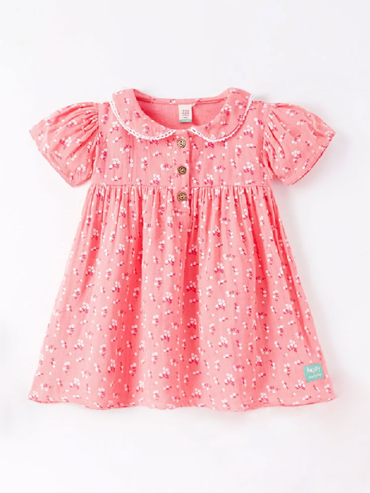 Ed-a-Mamma Baby Pink Floral Print Dress