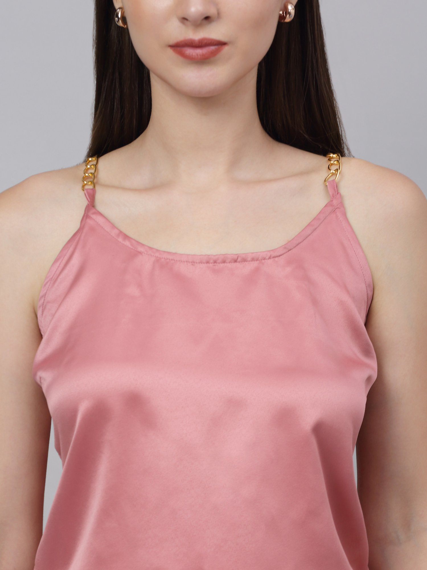 NEUDIS Pink Spaghetti Top