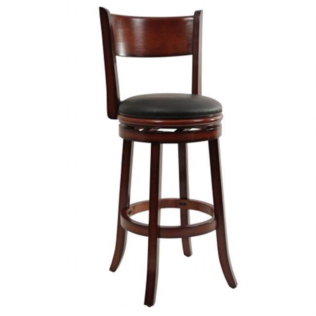 Boraam 29" Palmetto Swivel Stool in Brandy Finish