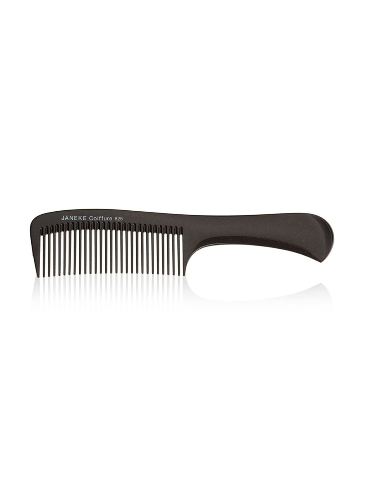 Janeke 1830 Professional Hair Colour Application Carbon Fibre Handle Hair Comb - 22 cm