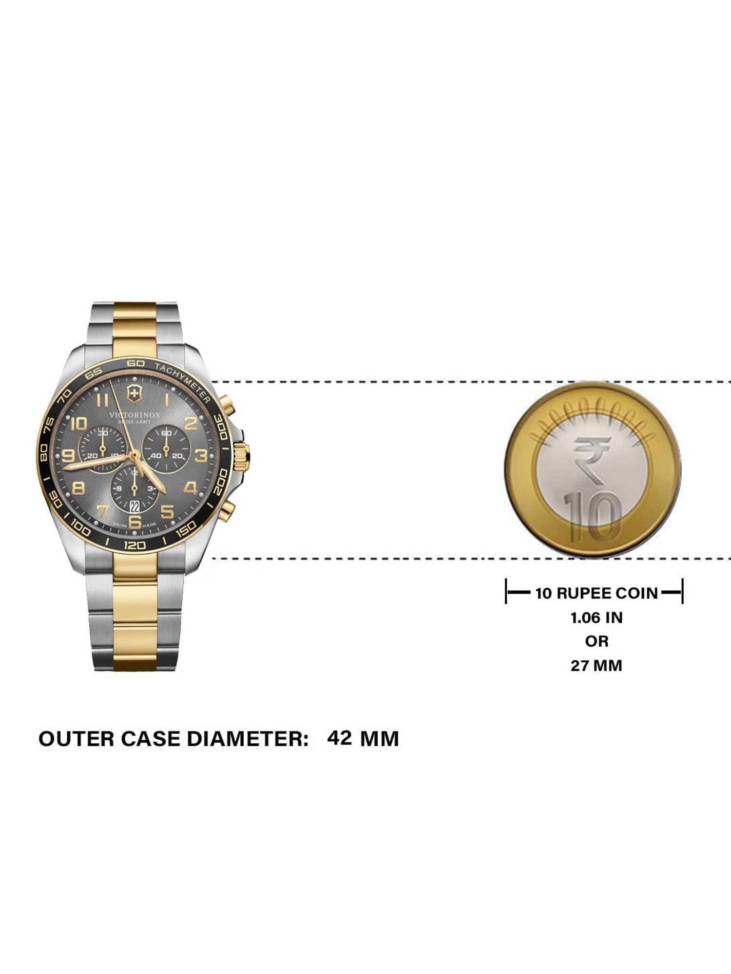 VICTORINOX V241902 Field Force Analog Watch for Men