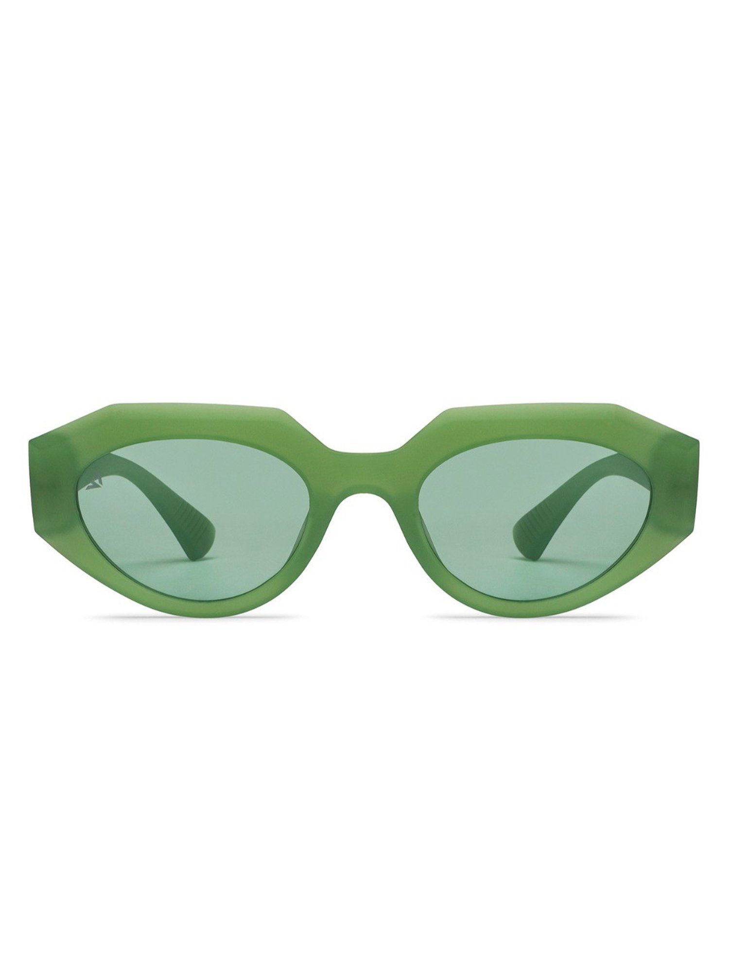 Vincent Chase HOLIDAY EDIT Green Geometric Polarised and UV Protected Lens Sunglasses for Women