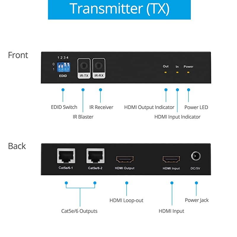 J-Tech Digital Premium Quality SPDIF TOSLINK Digital Optical Audio 1x3 Splitter (One Input 3 Outputs)