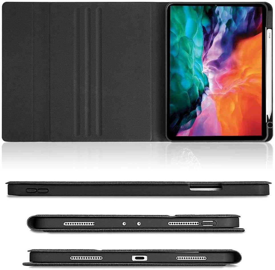 Keyboard Case for iPad Pro 11 2020 (2nd Generation)/iPad Pro 11 2018 - Wireless Detachable Keyboard Smart Case with Pencil Holder for New iPad Pro 11 inch - Support Apple Pencil 2nd Gen Charging.