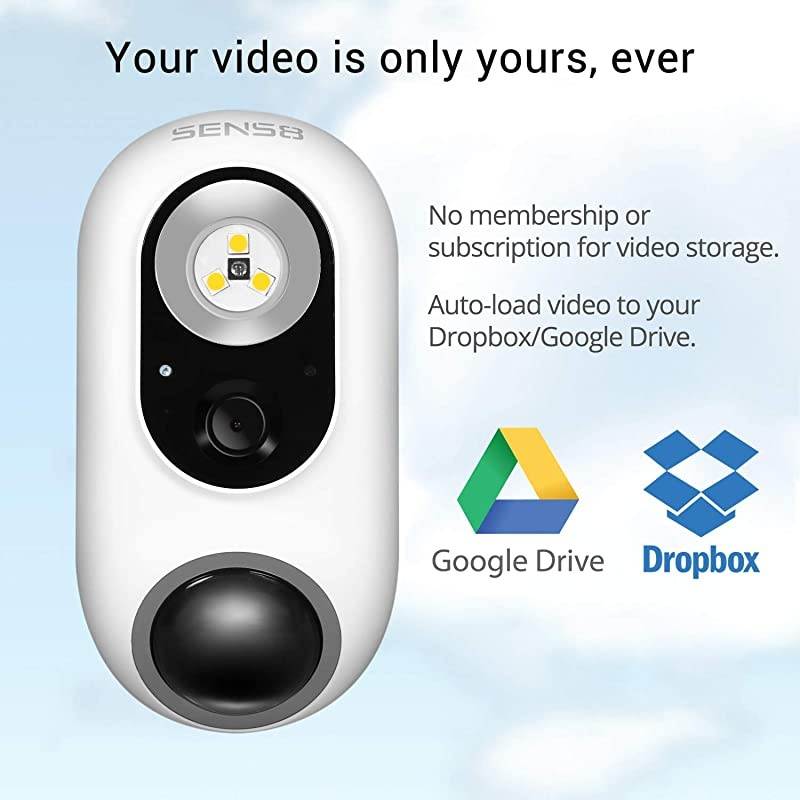 Outdoor Camera with Light, 1080p HD, Wi-Fi Home Security Camera, No Subscription, Customized Motion Zone, Motion Detection, Night Vision, Two-Way Audio and Siren Alarm