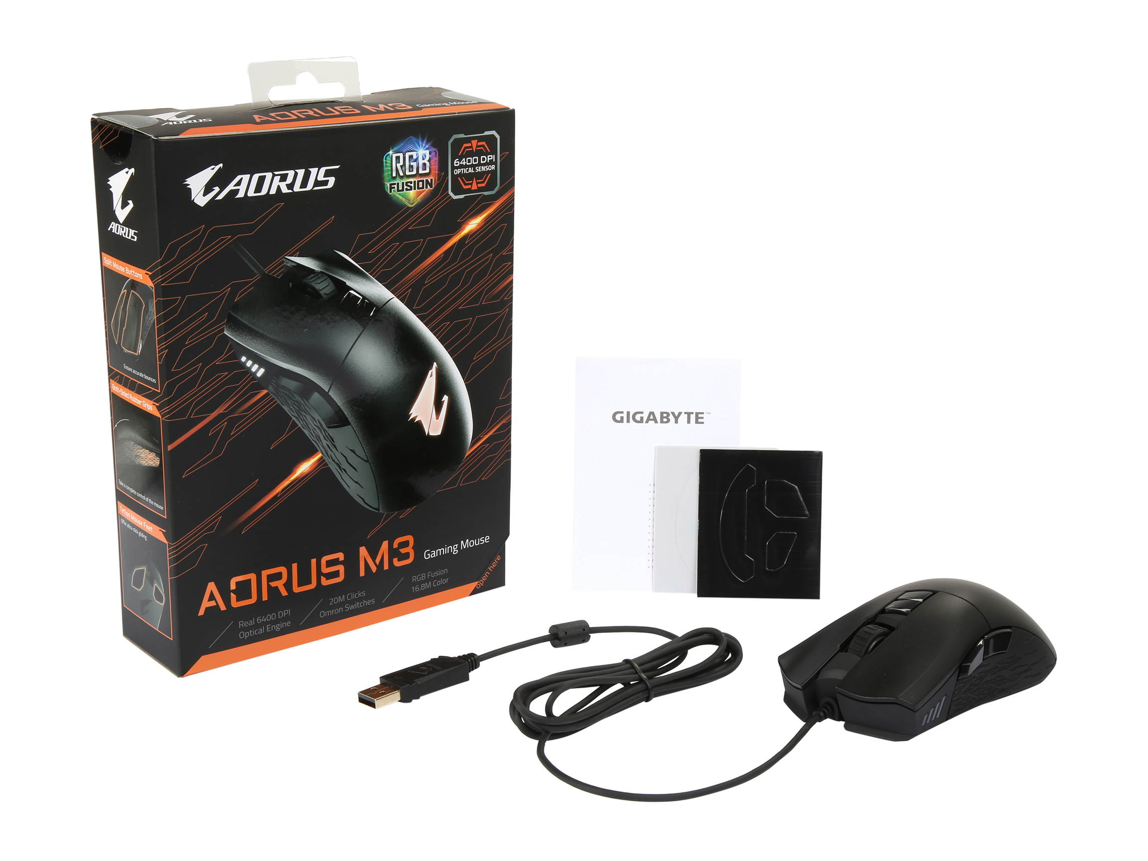 GIGABYTE AORUS M2 6200DPI Gaming Mouse