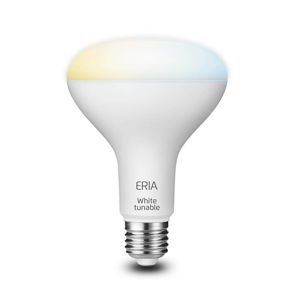 AduroSmart ERIA Tunable White Smart Light Bulb BR30 (hub required) Tunable White 2700-6500K Dimmable, works with Alexa/Echo Plus/ Eria / Hue / Google Assistant