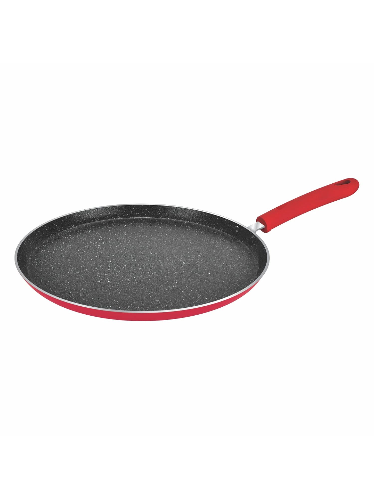 Bergner Ribera Red Non Stick Aluminium Induction Base Cookware Set of - 4 (2.6L)