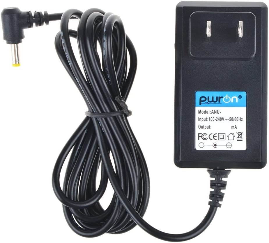 PwrON 6.6 FT Long 9V AC to DC Power Adapter Charger for Sylvania SYNET07526 SYNET07526-R SYNET07WICV SmartBook Mini Laptop Netbook