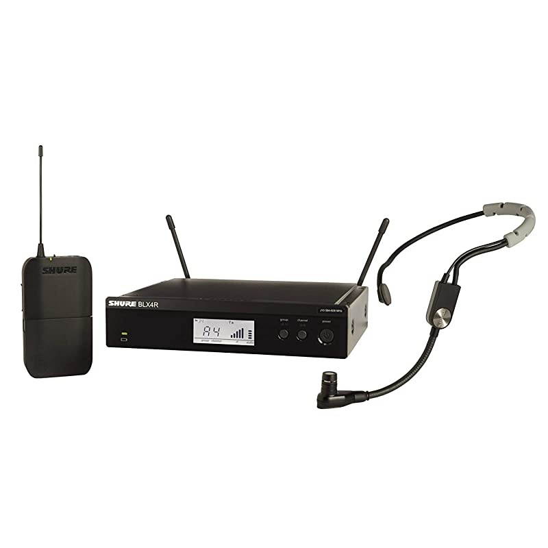 BLX14R/SM35 Rack Mount Wireless Microphone System with Bodypack and SM35 Headworn Mic