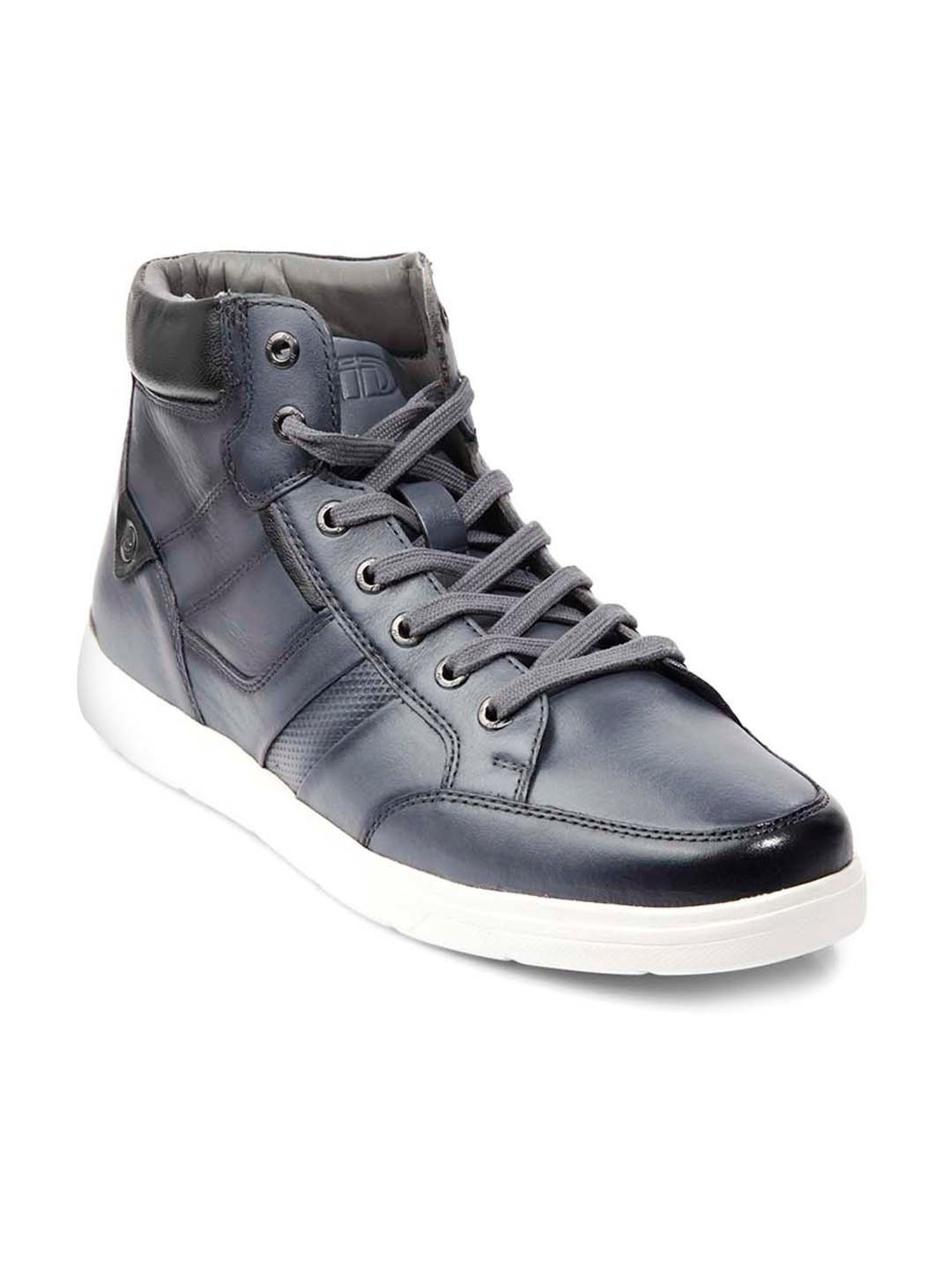 ID Men's Grey Ankle High Sneakers