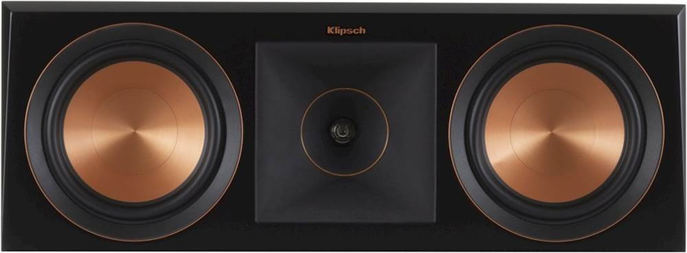 Klipsch - Reference Premiere Dual 6-1/2" 500-Watt Passive 2-Way Center-Channel Speaker - Ebony (1065816RP600CBLACK)