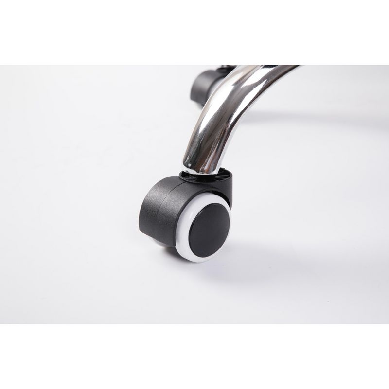 Bold Tones Mesh Swivel Office Chair with Adjustable Height and Casters, Black