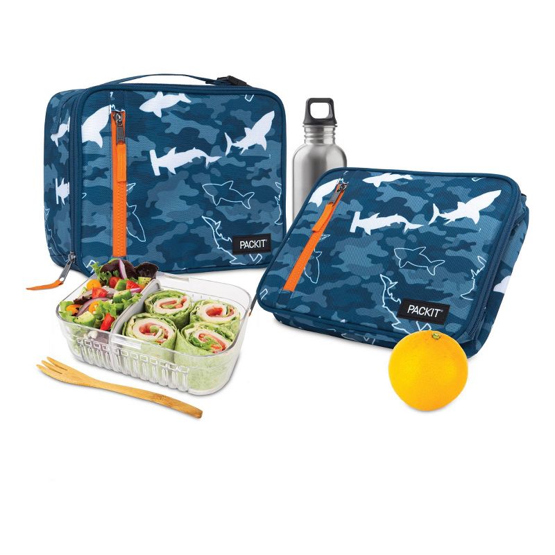Packit Freezable Classic Lunch Box - Camo Sharks