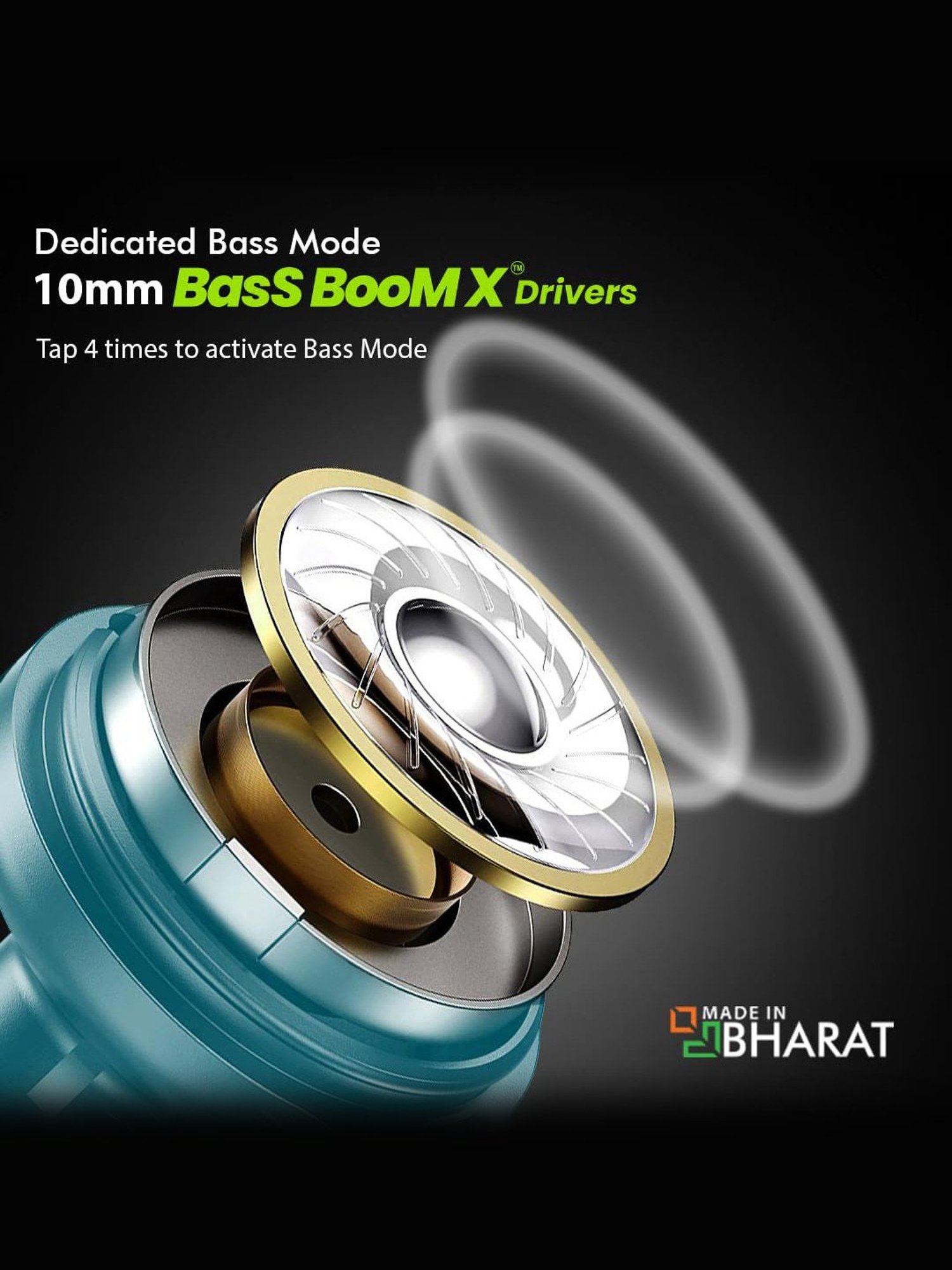 ACwO DwOTS 545 In Ear Earbuds with 48Hrs Playtime & ENC (Serene Blue, True Wireless)