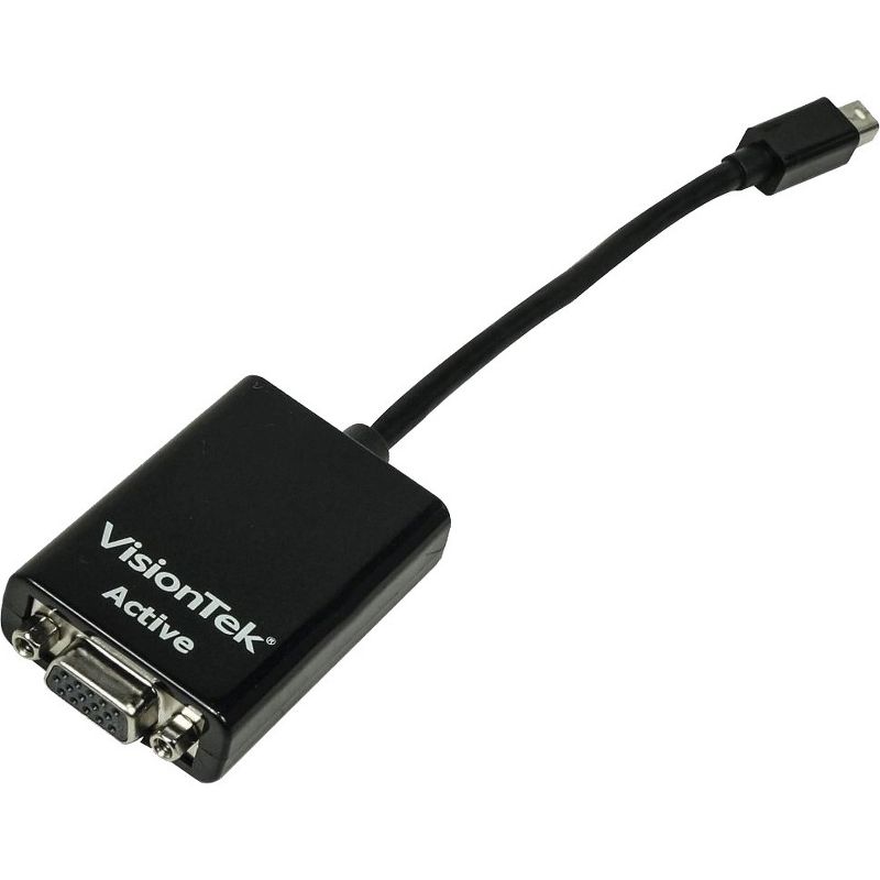 VisionTek Mini DisplayPort to VGA Adapter (M/F) - DisplayPort/VGA for Video Device, Monitor, TV, Projector