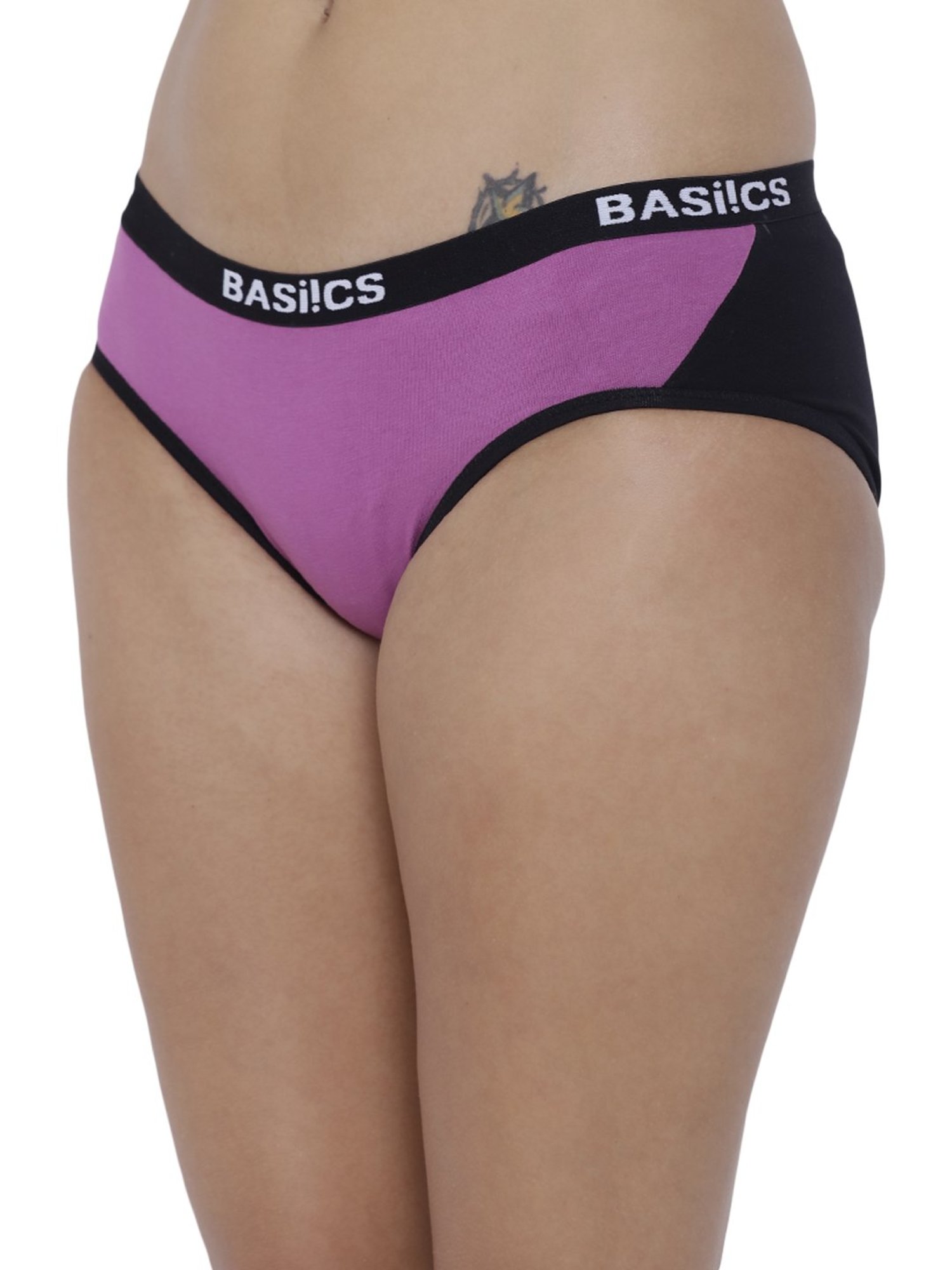 BASIICS by La Intimo Purple Hipster Panty