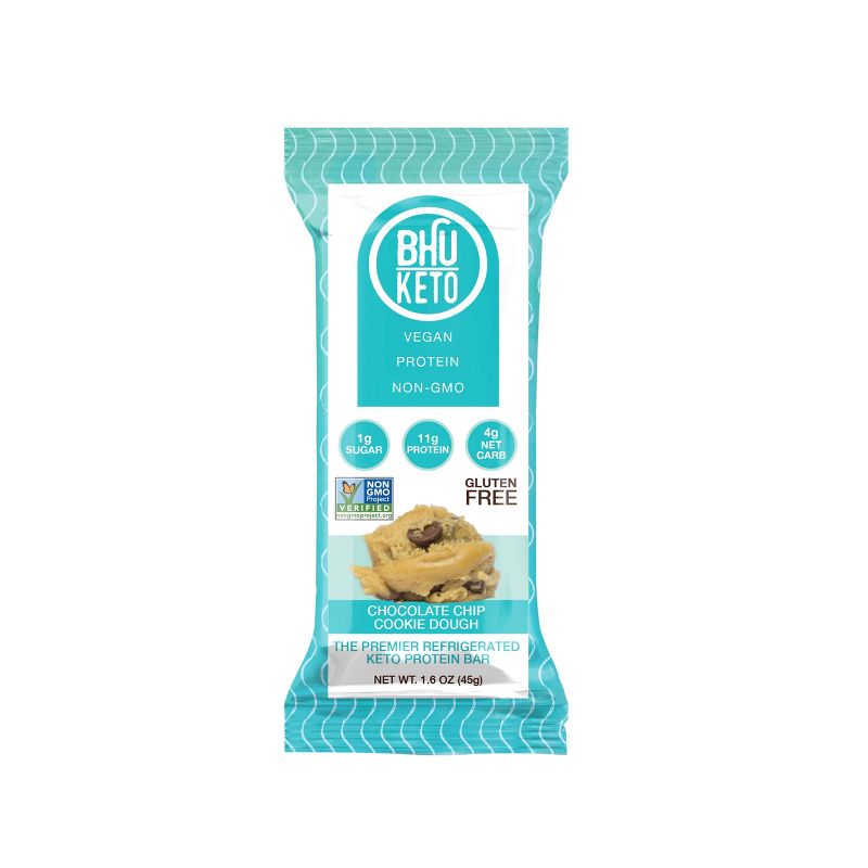 BHU Keto Chocolate Chip Cookie Dough Bar - 1.6oz