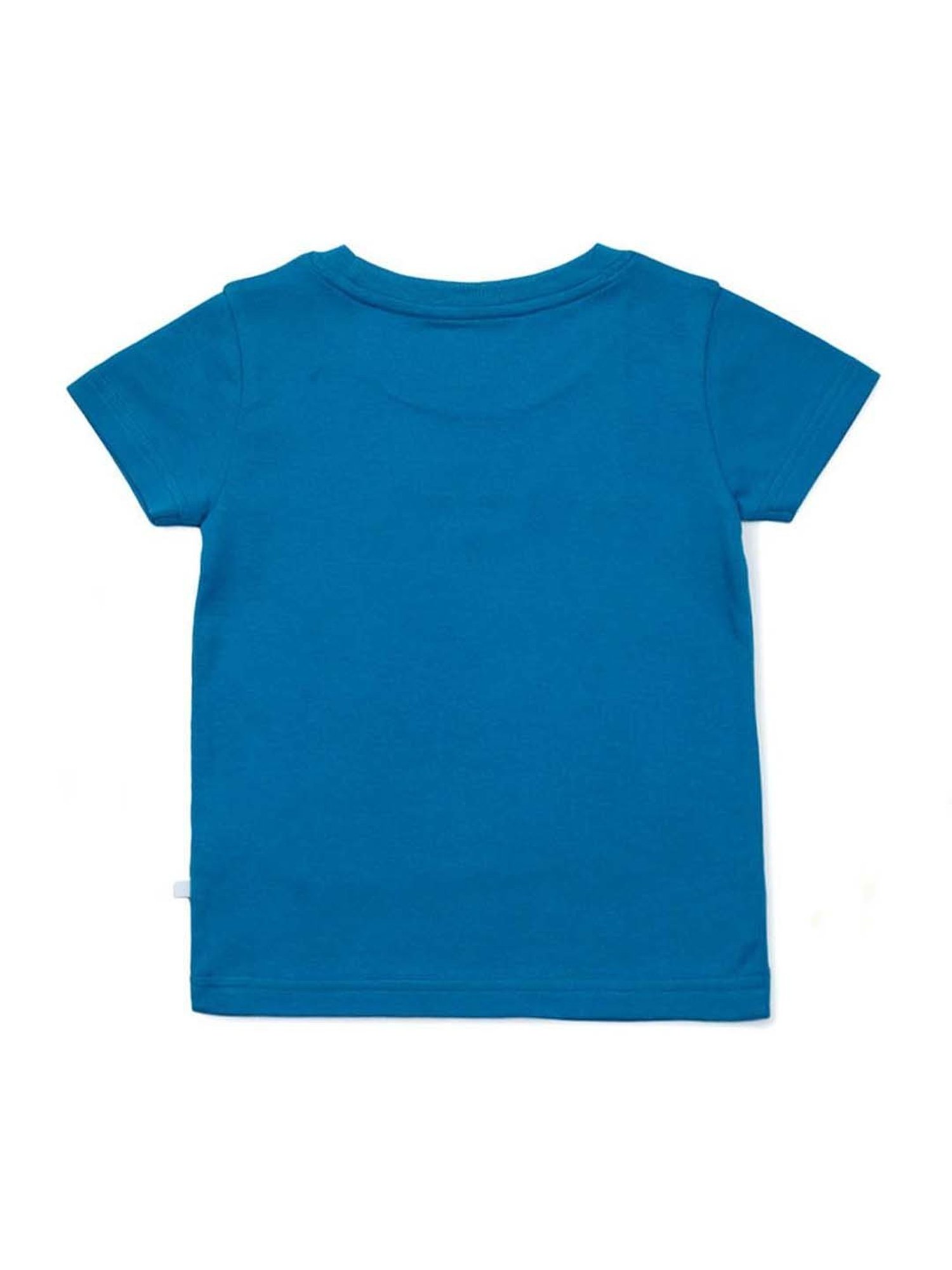 Pranava Kids Blue & Yellow Printed T-Shirt (Pack of 2)