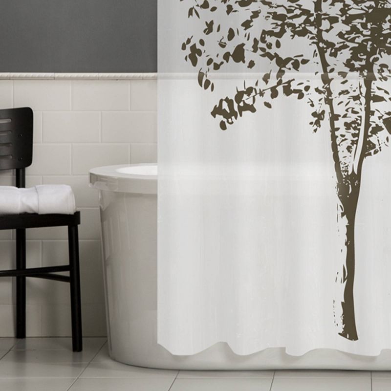 13pc Arbor PEVA Shower Curtain and Rings Set - Zenna Home