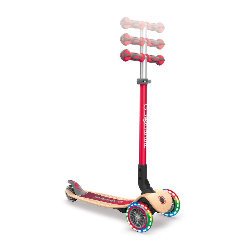 Globber Primo Foldable Wood Scooter - Red