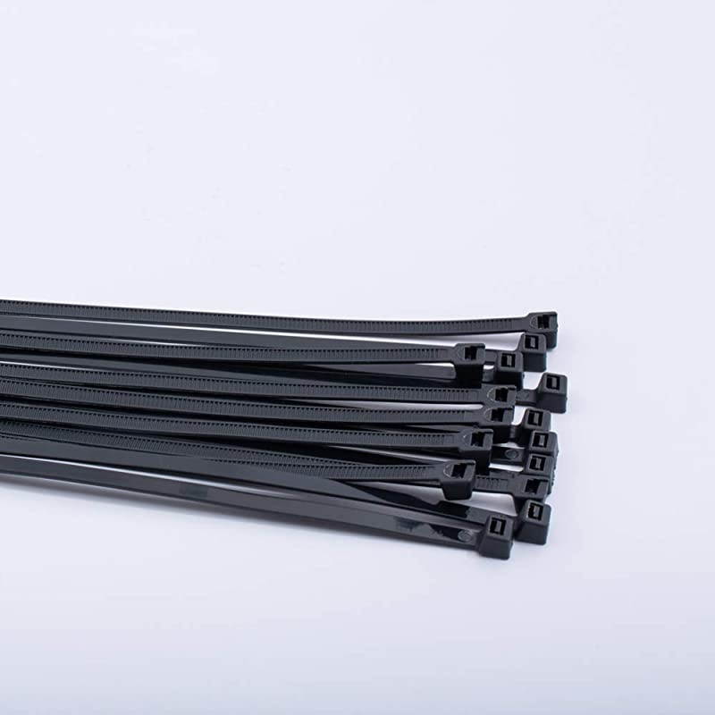 ties Wire ties 12inch Black Coming in packs of 100 pcs Cable ties Tensile strength 60 lbs ABS new material industrial quality