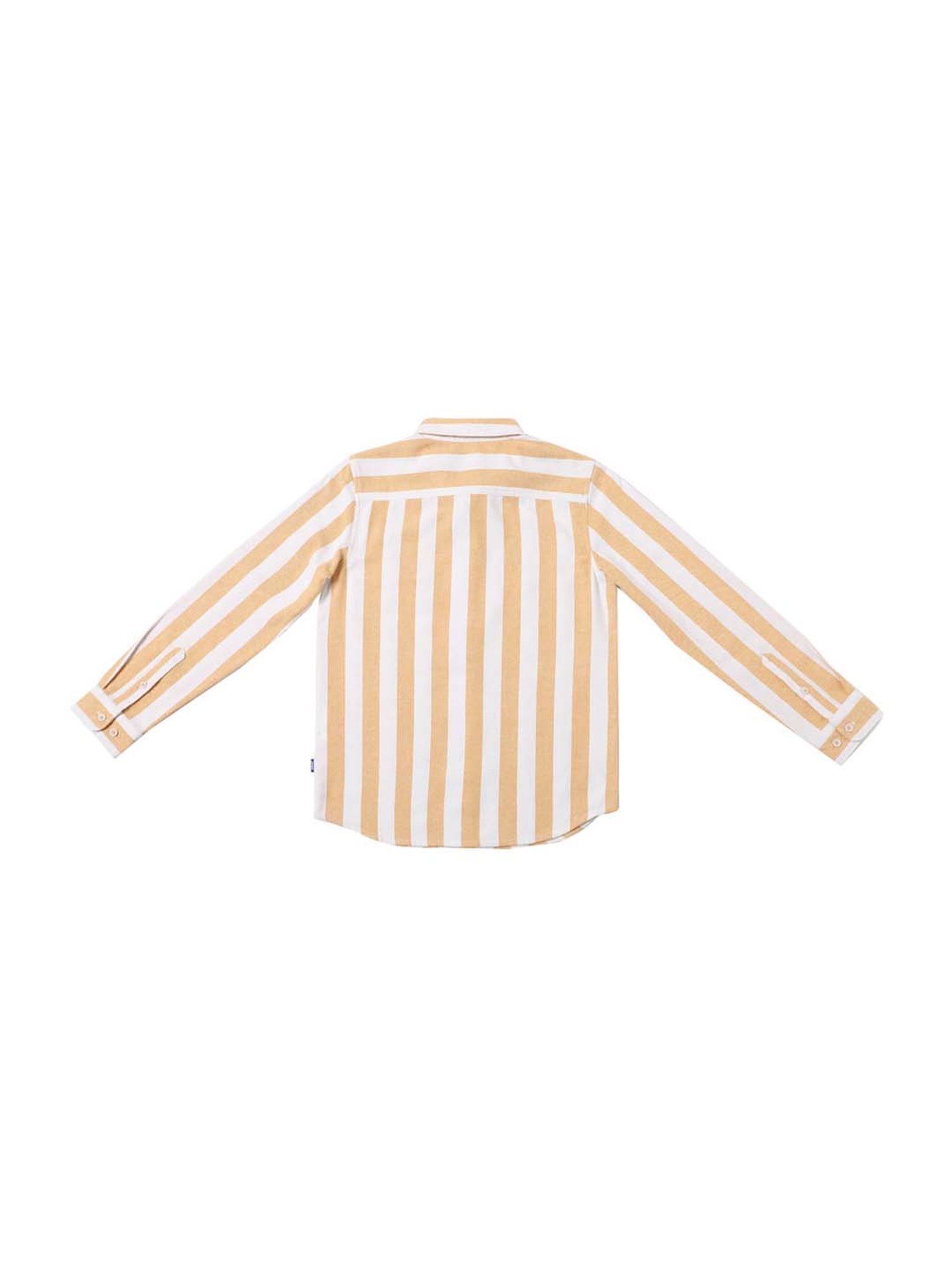 Jack & Jones Junior Boys Sunflower Cotton Striped Shirt