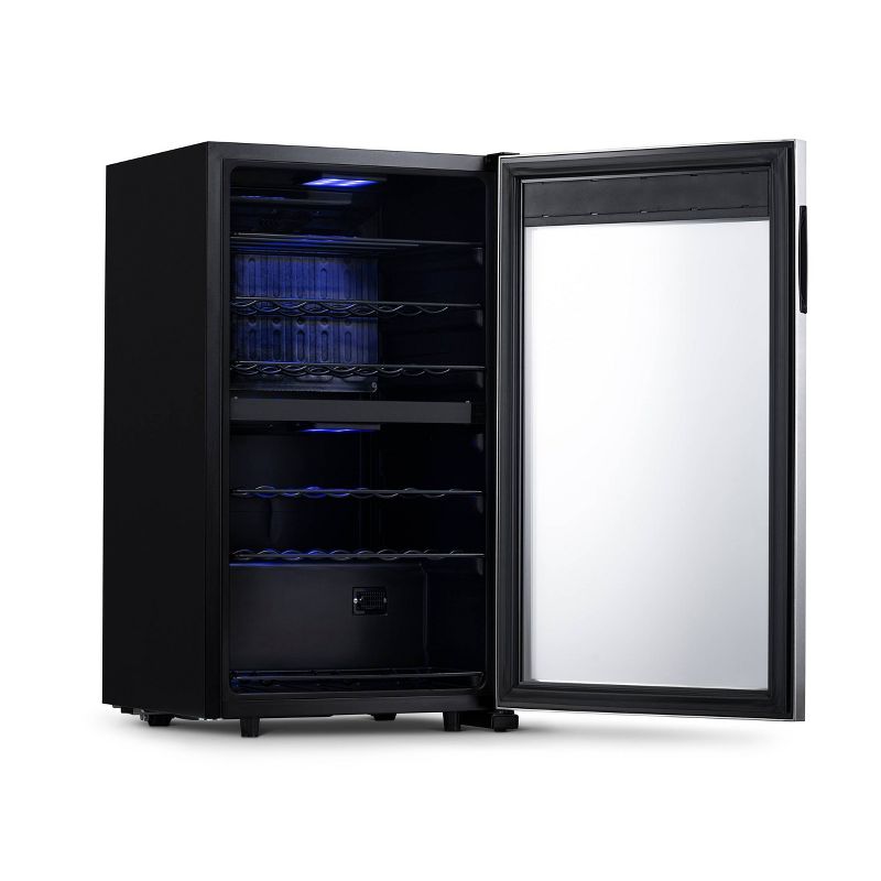 NewAir 28-Bottle Dual-Zone free standing Wine Cooler