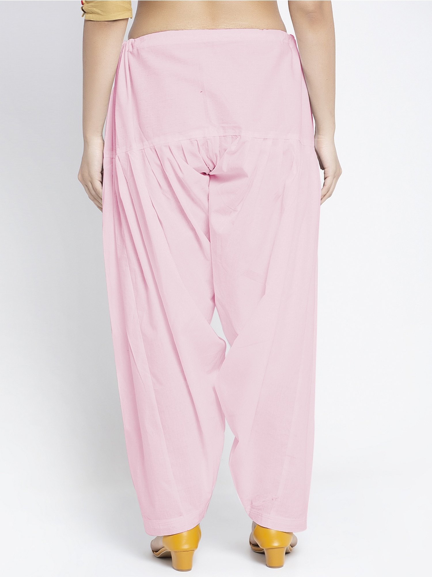 Gracit Light & Pink Gajri Loose Fit Cotton Salwar Pack of - 2