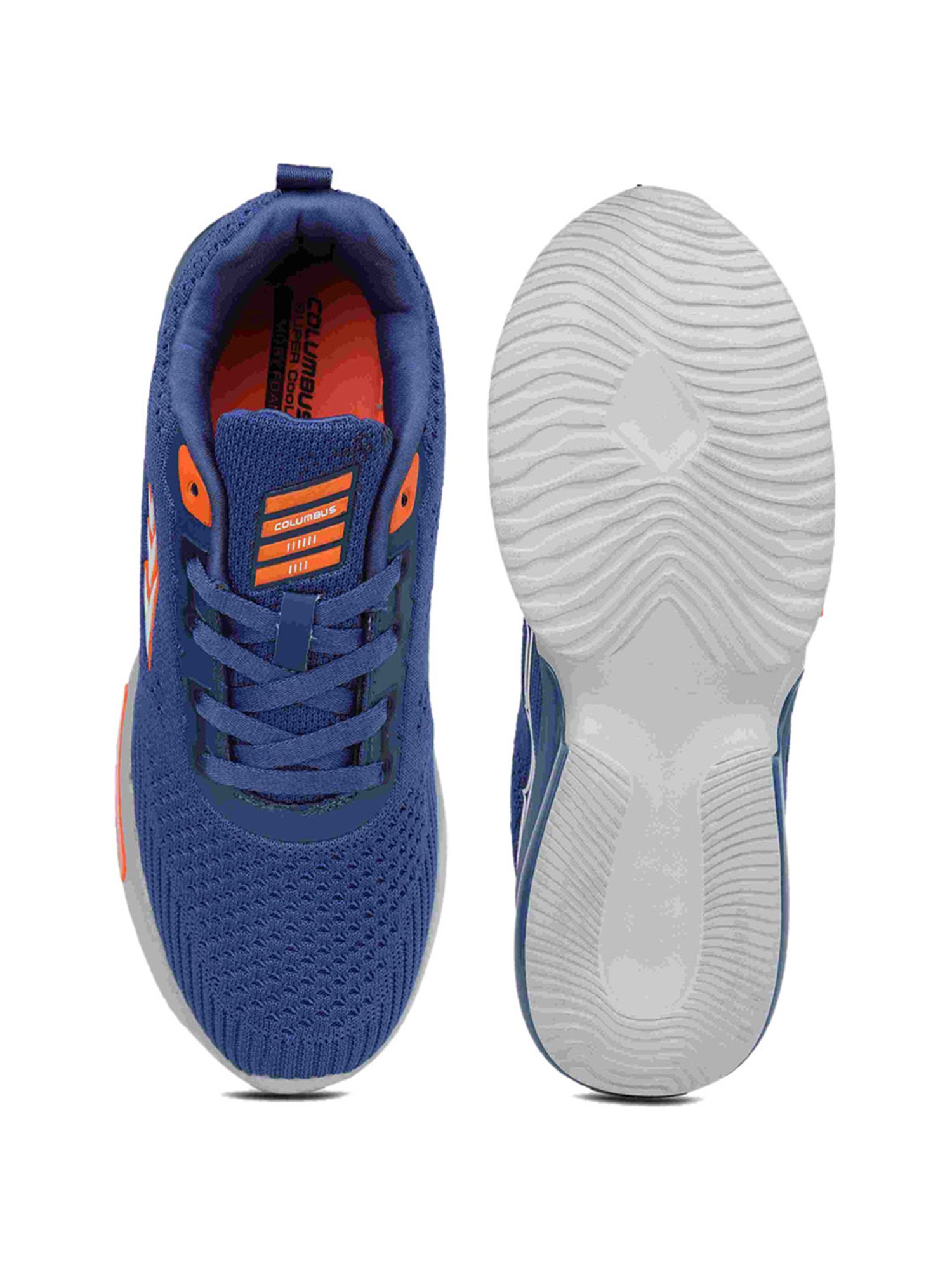 Columbus Men's Navy Running Shoes