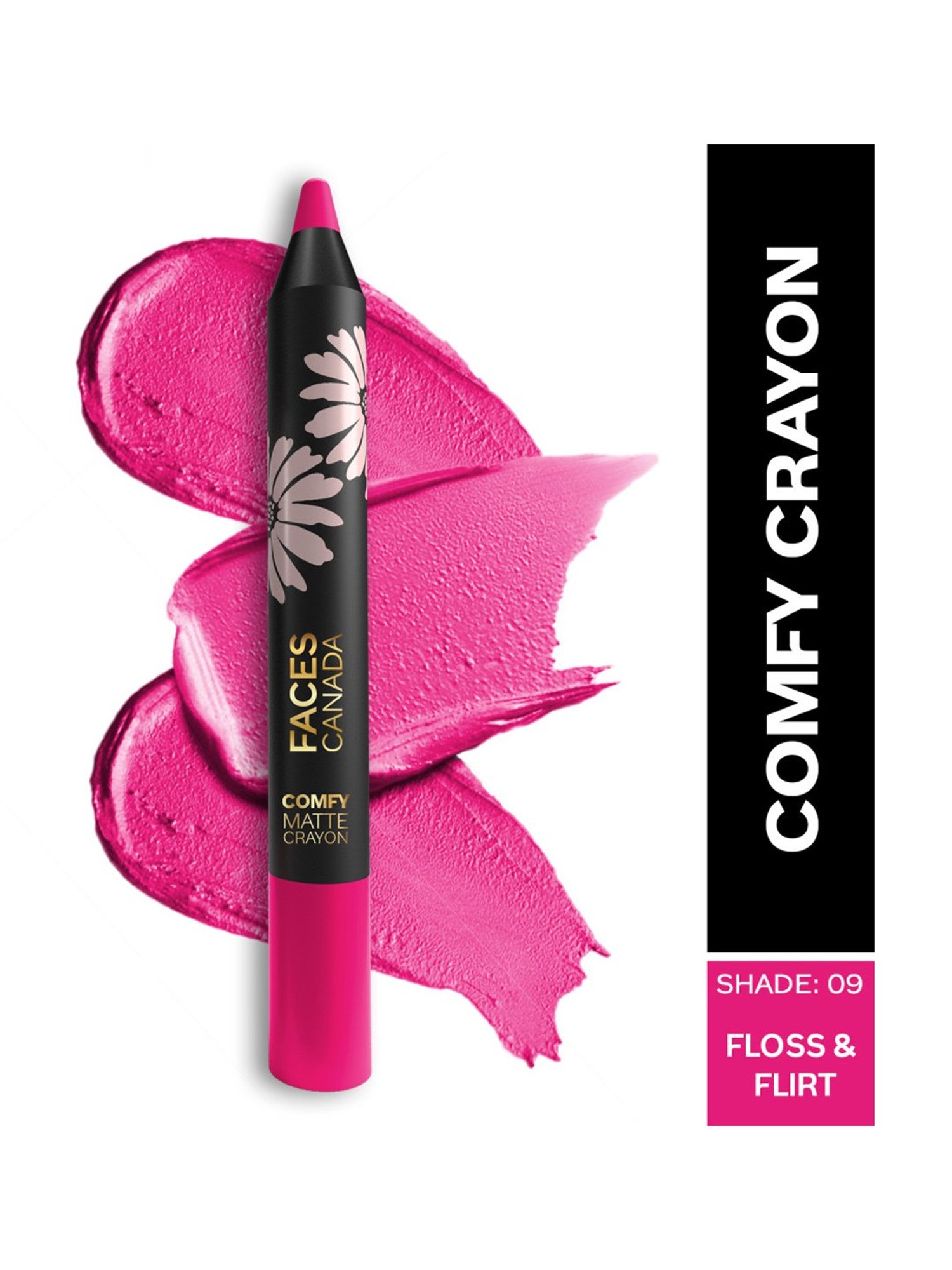FACES CANADA Comfy Matte Crayon 09 Floss & Flirt - 2.8 gm