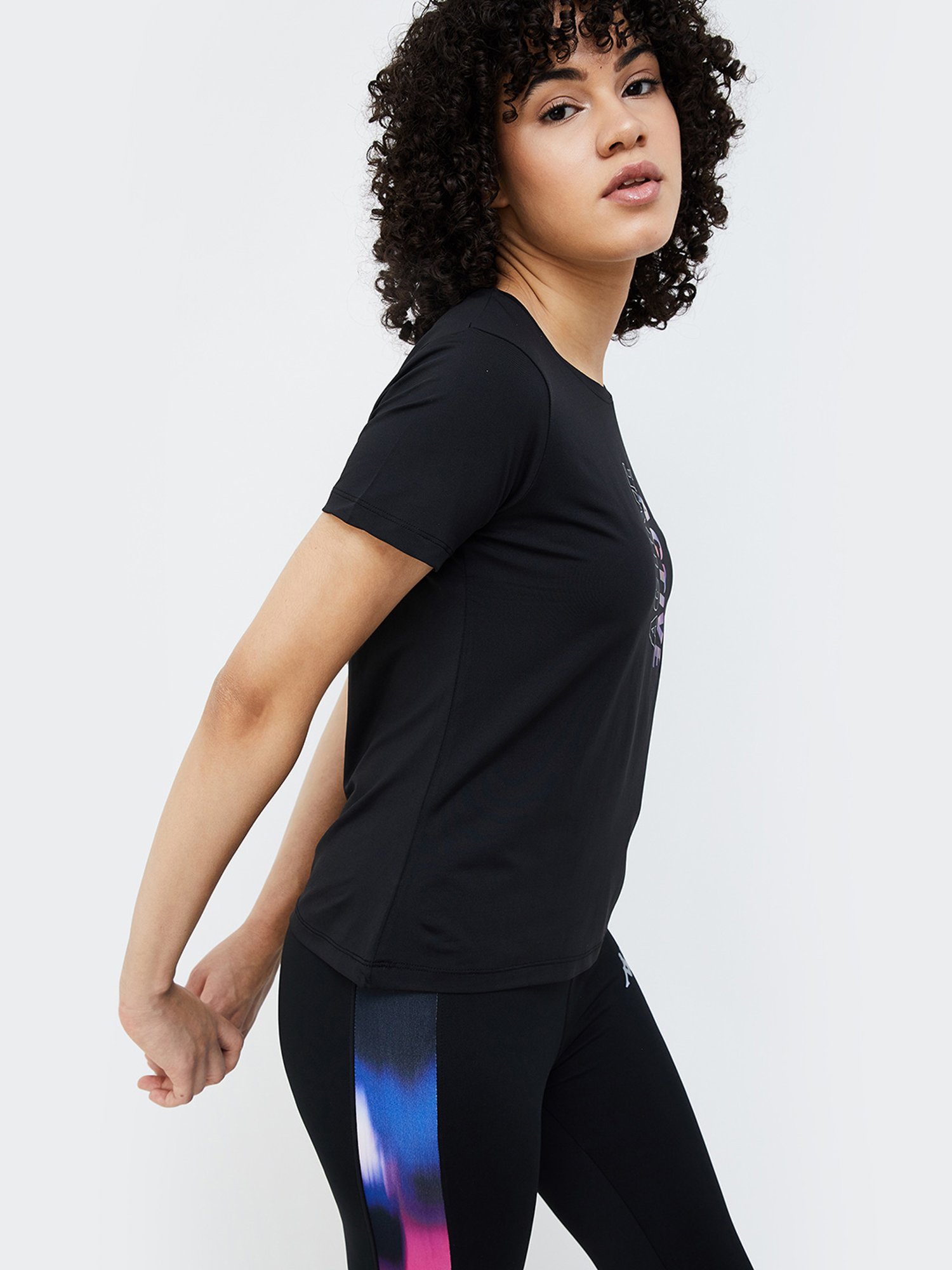KAPPA Black Graphic Print T-Shirt