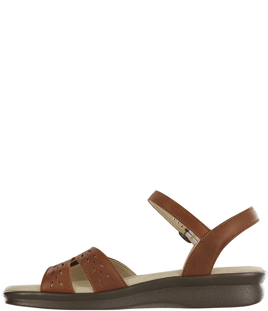 SAS Duo Leather Wedge Sandals