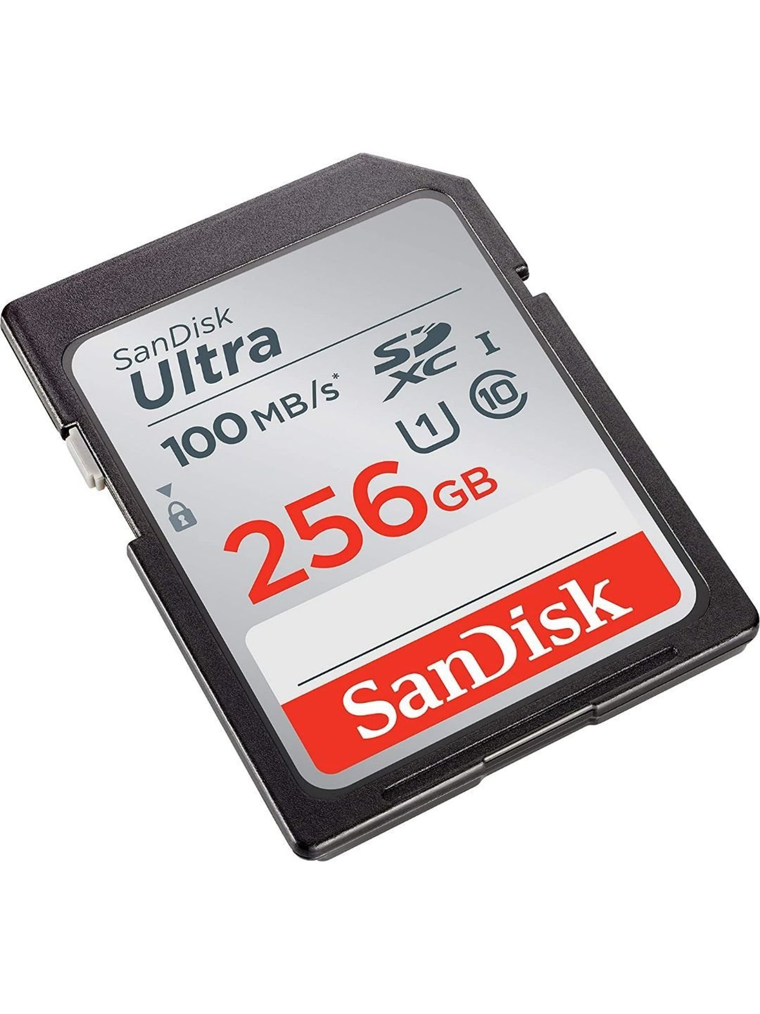 Sandisk 256GB Ultra SDXC UHS-I Memory Card with Transfer Speeds Up to 100mb/s (Black)