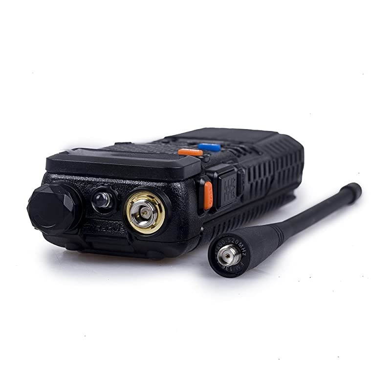 UV5R+ High Power 841W 3800mAh Two Way Radio Dual Band Ham Radio TransceiverBlack