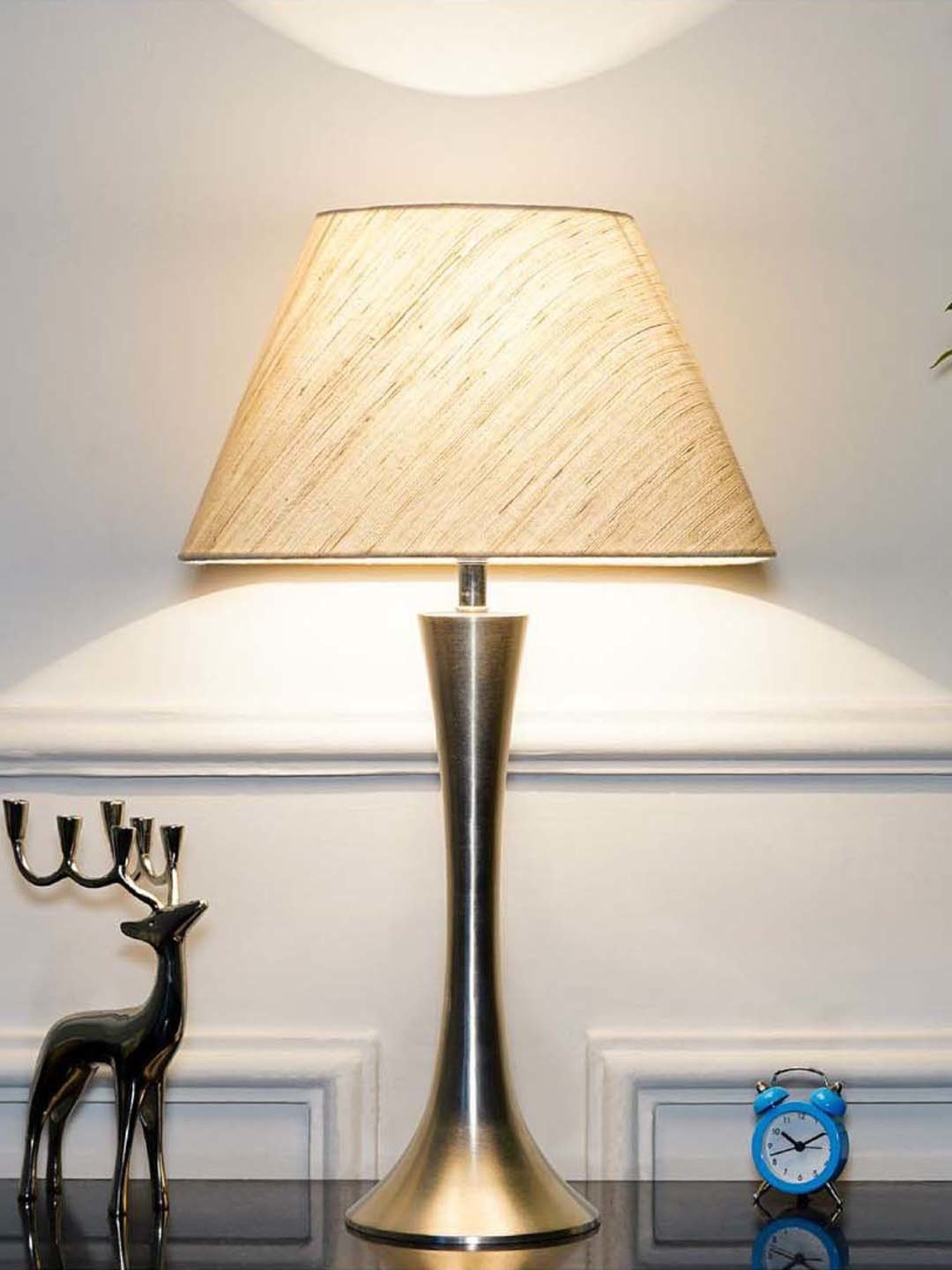 Kapoor E Illuminations Green Study Table Lamp - Set of 1