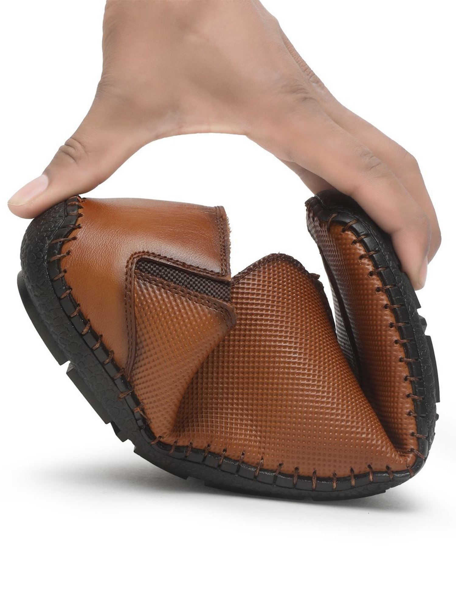 Teakwood Leathers Men's Tan Casual Loafers