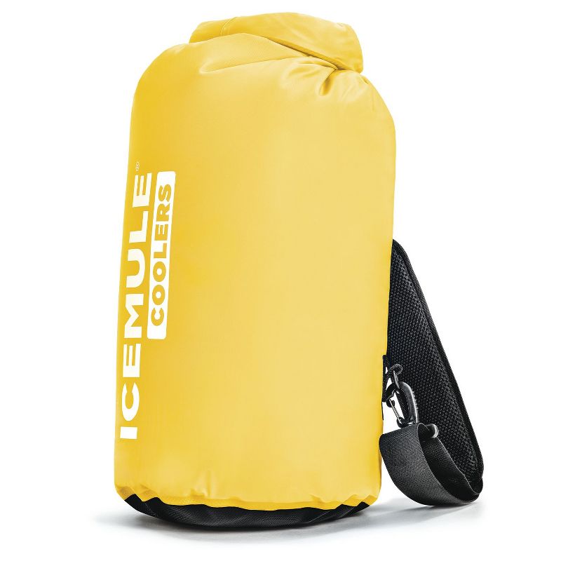 IceMule 1005 Classic Collapsible Portable Soft Sided Roll Top 15 Liter 12 Can Lightweight Insulated Waterproof Leak Proof Backpack Cooler Sling Bag