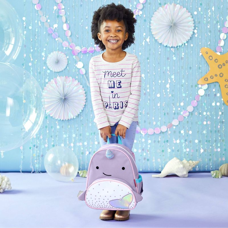 Skip Hop Zoo Little & Toddler 12" Kids' Backpack - Narwhal