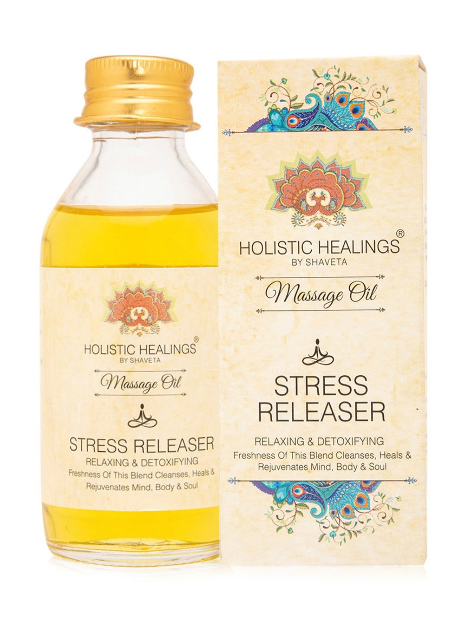 Holistic Healings By Shaveta Stress Releaser Massage Oil - 100 ml
