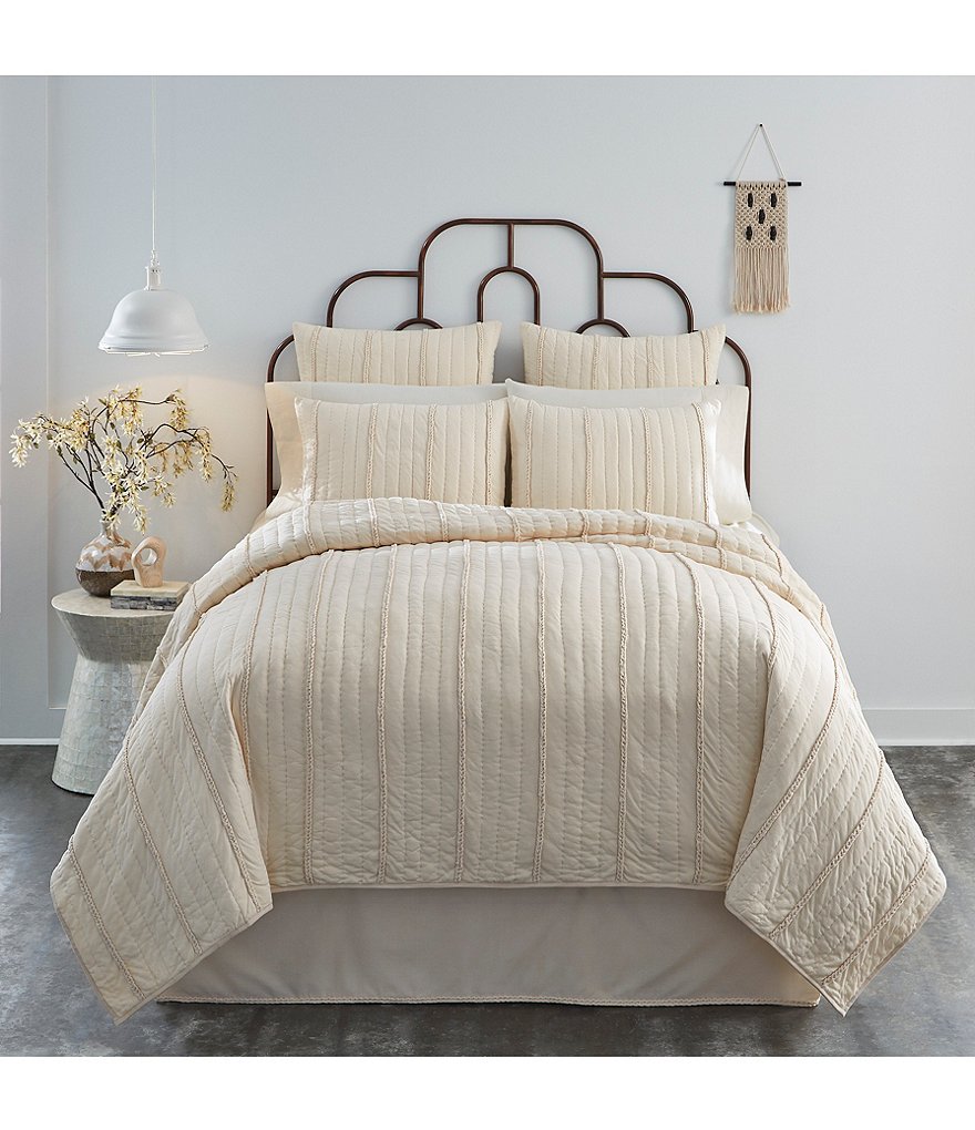 Studio D Haley Braided Cotton Jersey Quilt