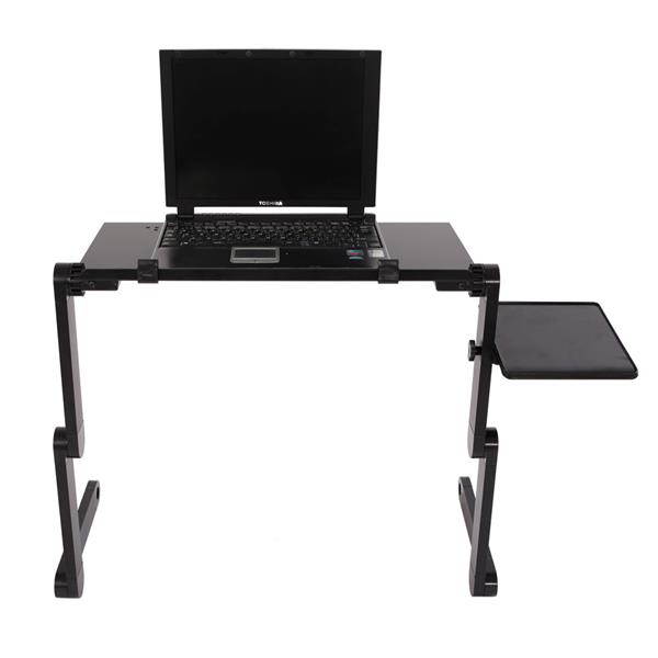 48 x 26cm Portable Home Use Assembled Folding Table Black  Computer Gaming Desk