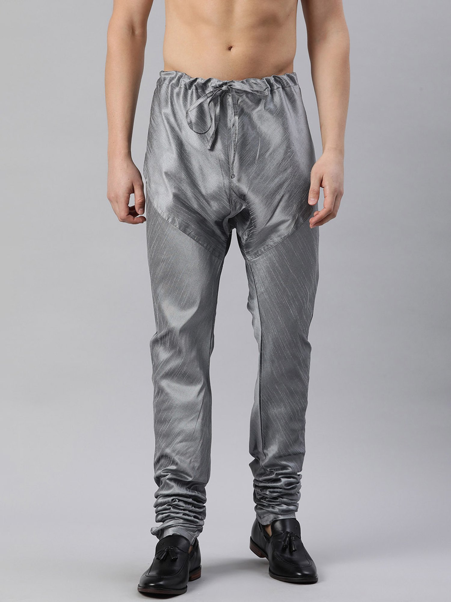 Manthan Grey Regular Fit Churidars