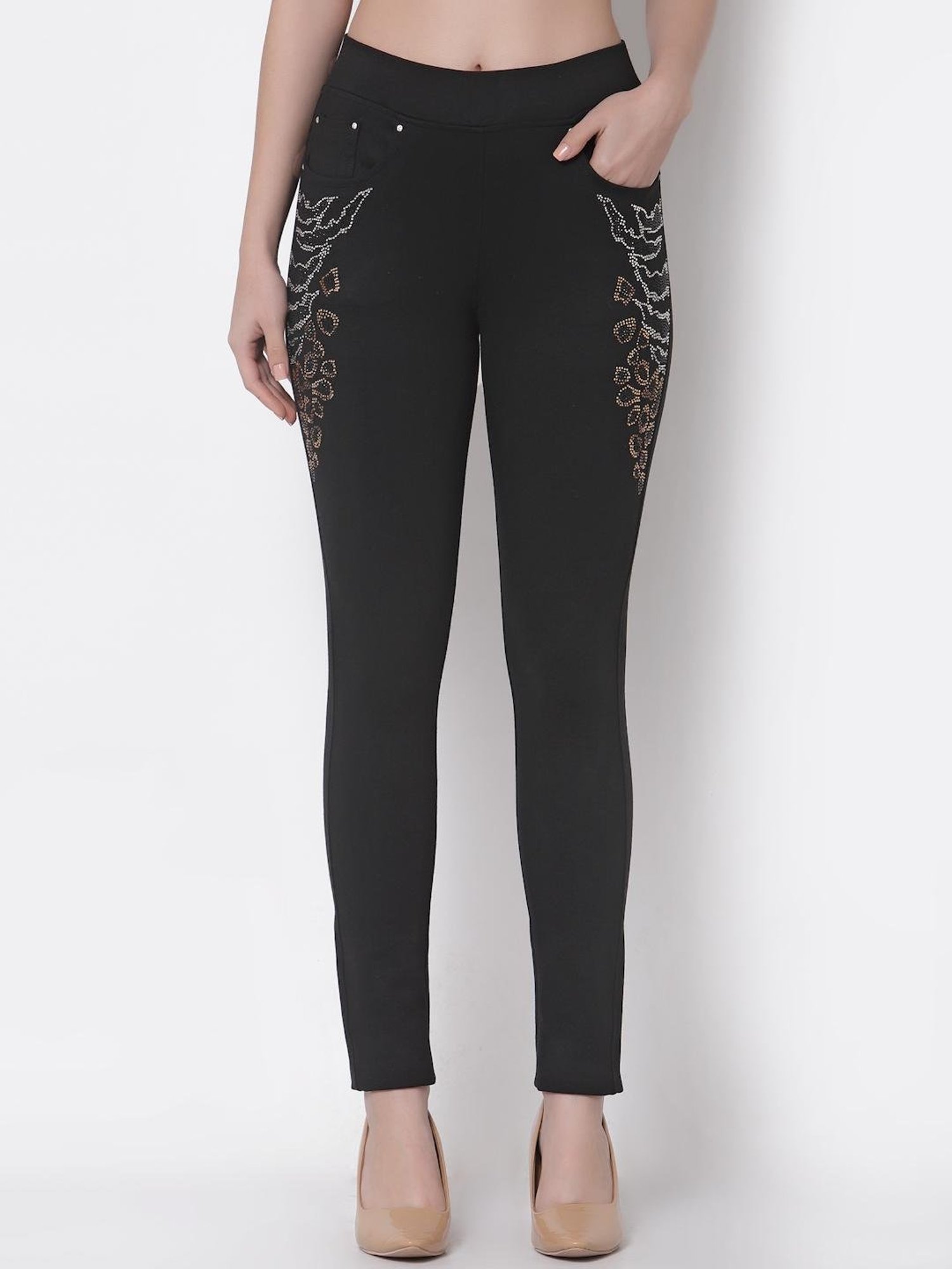 Westwood Black Embellished Jeggings
