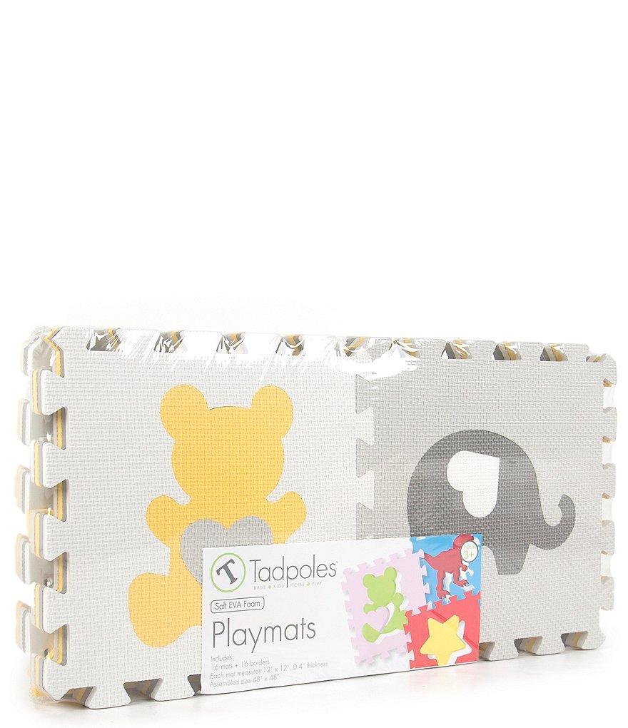 Tadpoles 16 Piece Foam Playmat Set, Teddy & Friends
